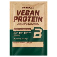 BioTechUSA Vegan protein bielkovinový nápojový prášok čokoláda-škorica 25 g