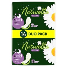 Naturella Ultra Night Size 4 Pads With Wings 14 Counts