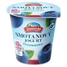 Zvolenský Smotanový jogurt čučoriedka 145 g