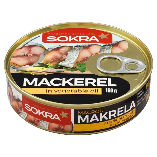 Sokra Makrela v rastlinnom oleji 160 g