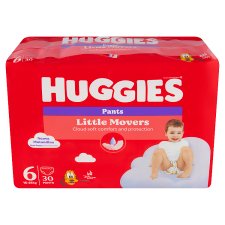Huggies Little Movers Pants Size 6 Children 15-25 kg 30 pcs