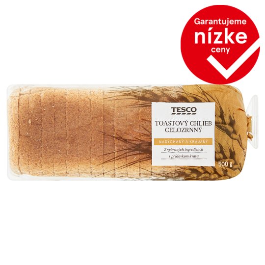 Tesco Wholemeal Toast Bread 500 g
