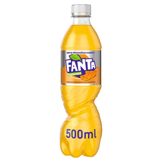 Fanta Zero, pomarančová limonáda, 500 ml