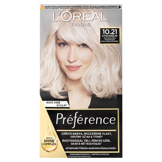 L'Oréal Paris Préférence Hair dye 10 .21 Stockholm 60 +90 +54 ml ...