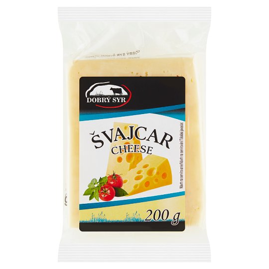 Dobrý Syr Švajcar syr ementálskeho typu 200 g