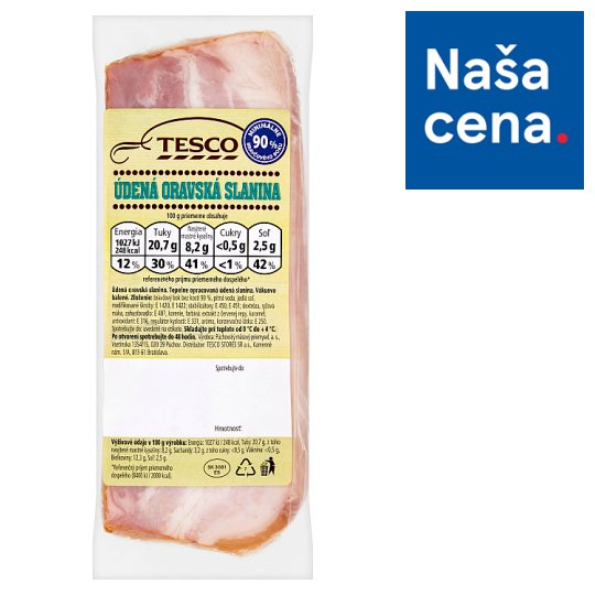 Tesco Údená oravská slanina 200 g