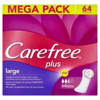Carefree Plus Large slipové vložky 64 ks