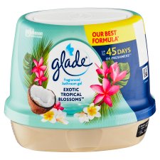 Glade Exotic Tropical Blossoms vonný gél do kúpeľne 180 g