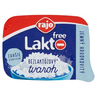 Rajo Lakto Free Bezlaktózový tvaroh jemný hrudkovitý 180 g