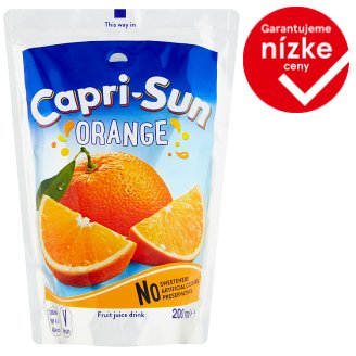Capri-Sonne Orange nesýtený nealkoholický ovocný nápoj 200 ml