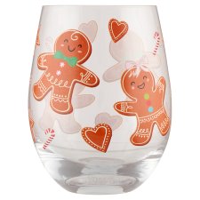 Tesco Gingerbread Stemless Wine Glass 500 ml