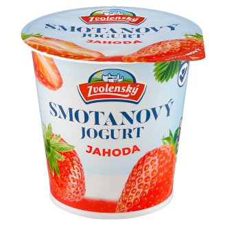 Zvolenský Smotanový jogurt jahodový 145 g