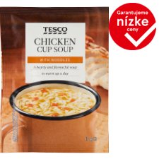 Tesco Chicken Cup Soup with Noodles 17 g