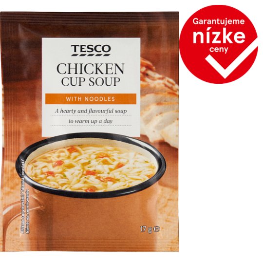 Tesco Instantná kuracia polievka s cestovinami 17 g