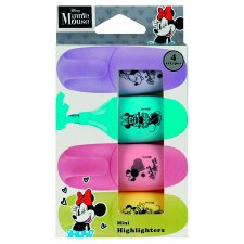 Disney Minnie Mouse Mini Highlighters 4 pcs
