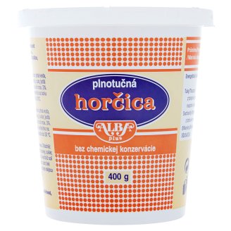 Alba Plus Horčica plnotučná 400 g
