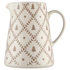 F&F Home Cosy Tree Embossed Large Serving Jug