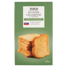 Tesco Whole Grain Crackers with Fiber 250 g