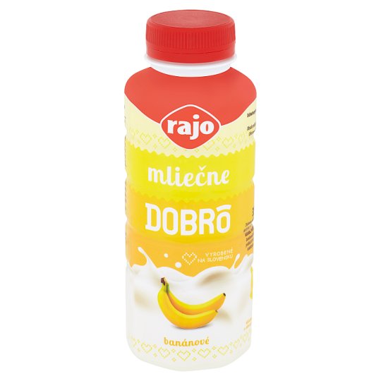 Rajo Mliečne Dobrô banánové 350 ml