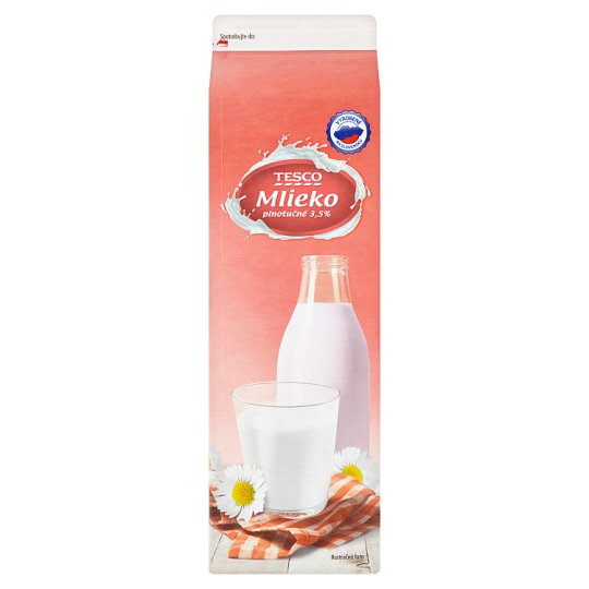 Tesco Plnotučné mlieko 3,5 % 1 l