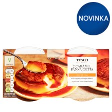 Tesco Panna Cotta s karamelovou polevou 2 x 120 g (240 g)