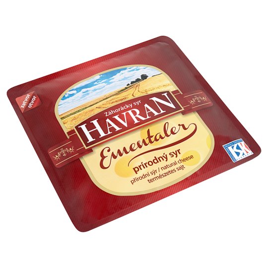 Záhorácky Syr Havran Ementaler Natural Cheese Slices 100 g