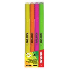 Kores High Liner zvýrazňovač 4 ks