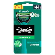 Wilkinson Sword Xtreme 3 Sensitive Comfort 3-Flexible Blade Razor 4 pcs