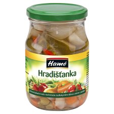 Hamé Hradišťanka Pasteurized Spicy Mixture in Spicy Sweet and Sour Brine 330 g