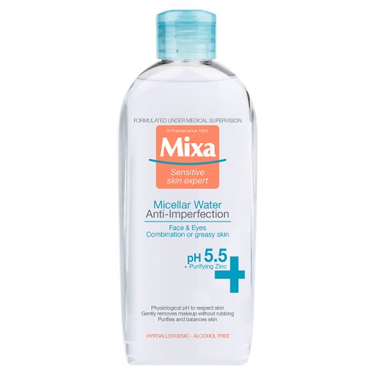 Mixa Sensitive Skin Expert Zmatňujúca micelárna pleťová voda 400 ml
