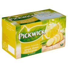 Pickwick Fruit Fusion Ginger, Lemon & Lemon Grass 20 x 2 g