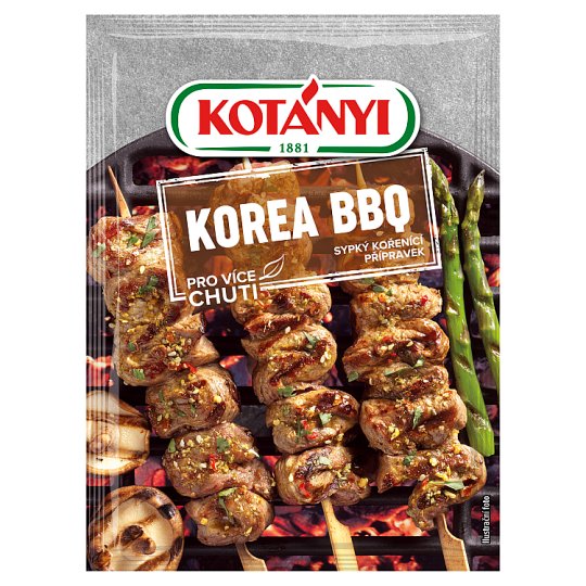 Kotányi Korea BBQ Preparation with Spices 25 g Tesco Groceries