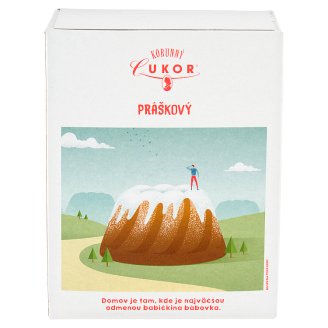 Korunný Cukor práškový s obsahom protihrudkujúcich látok 1 kg