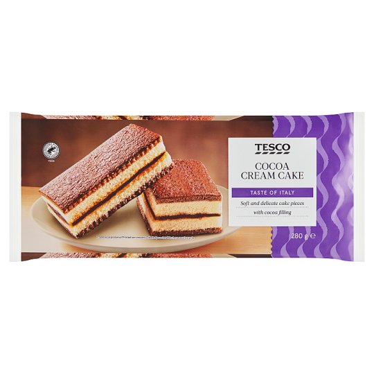 Tesco Cocoa Cream Cake 10 x 28 g