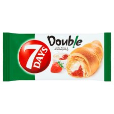 7 Days Double Croissant with Vanilla Flavour and Strawberry Fillings 60 g