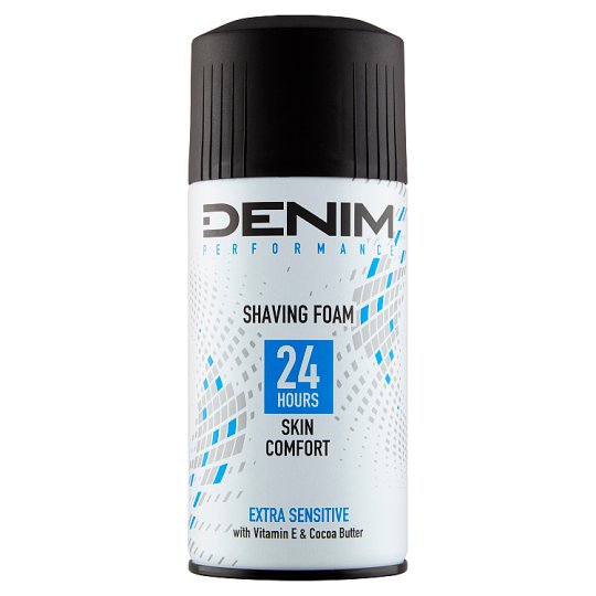 Denim Performance Extra Sensitive Shaving Foam 300 ml Tesco Groceries