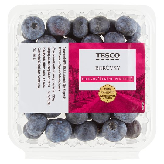 Tesco Blueberries Packed 125 g