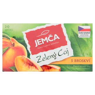 Jemča Zelený čaj s broskyňou 20 x 1,5 g