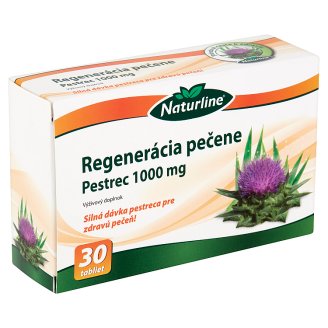 Naturline Regenerácia pečene pestrec výživový doplnok 1000 mg 30 tabliet