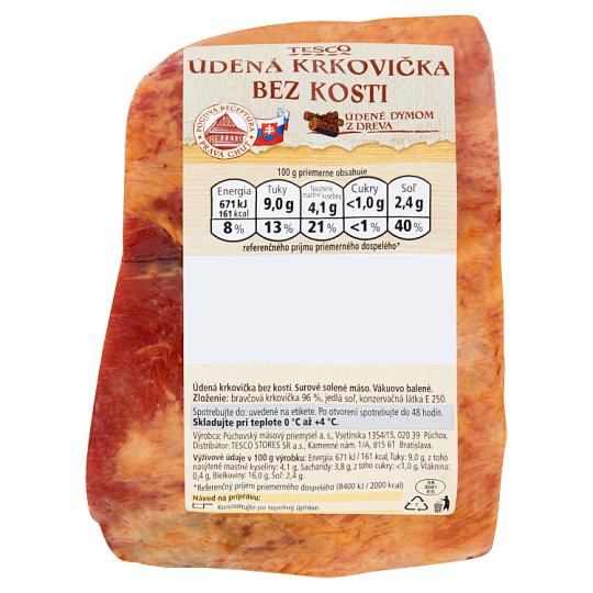 Tesco Údená krkovička bez kosti