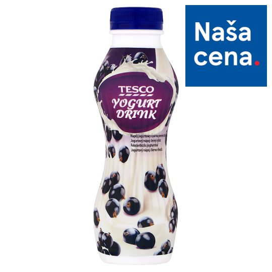 Tesco Jogurtový nápoj čierna ríbezľa 350 g