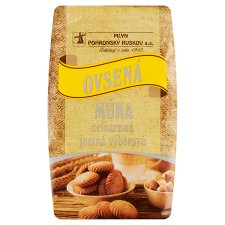 Mlyn Pohronský Ruskov Wholemeal Oats Flour Fine Selection 800 g