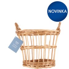 Tesco Home Willow Basket 25 cm x 20 cm