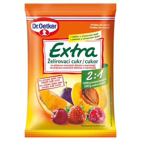 Dr. Oetker Extra želírovací cukor 2:1 500 g