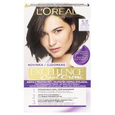 L'Oréal Paris Excellence Créme Hair dye 5 .11 Ultra Ashy Light Brown 72 +48 +12 +60 ml