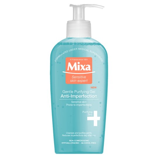 Mixa Sensitive Skin Expert Čistiaci pleťový gél 200 ml