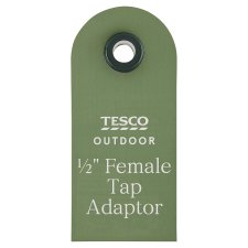 Tesco Outdoor 1/2" Female Tap Adaptor 13 mm