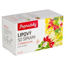 Popradský Linden with Rosehip Herbal Tea 22.5 g