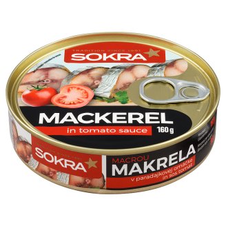 Sokra Makrela v paradajkovej omáčke 160 g