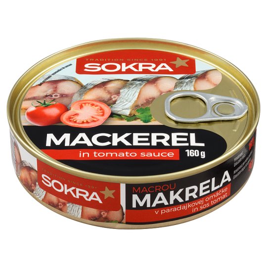 Sokra Makrela v paradajkovej omáčke 160 g
